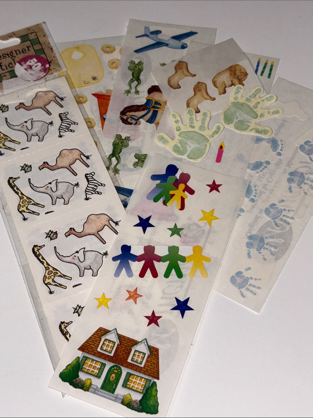 Creative Memories Baby Stickers CM Toddler stickers Baby Animals Stickers